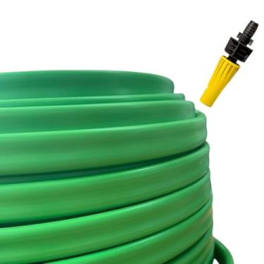 Imagem de Mangueira Resistente Antitorção e Reforçada Verde para Jardim(20 METROS)