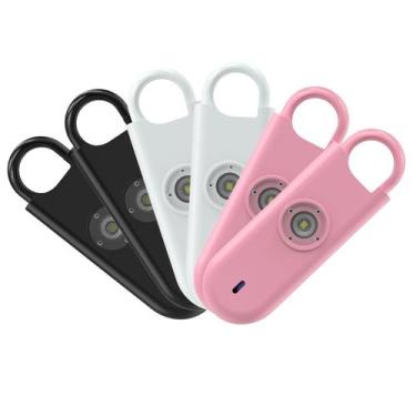 Imagem de Alarme de segurança pessoal Fauxomor 140dB para mulheres, pacote com 6