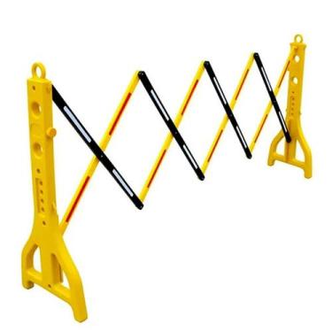 Imagem de Barreira Pantografica Retratil Refletiva Obra Sinalizaçao Aviso Manute