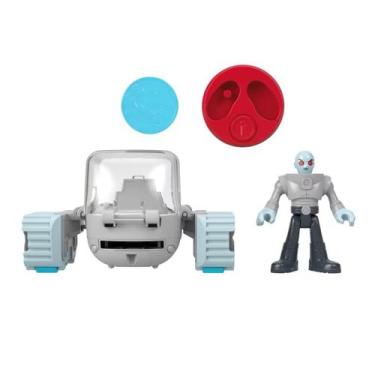 Imagem de Boneco imaginext dc super friends mr freeze head shifters - mattel hkm