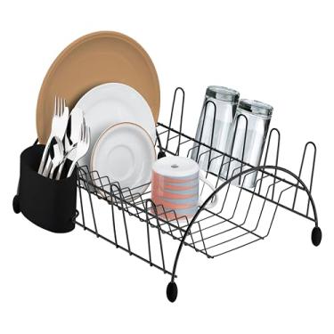 Imagem de Escorredor de Louça para 13 Pratos Preto Brilhante Utimil