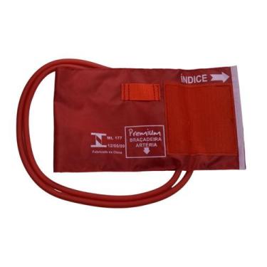 Imagem de Braçadeira Bracadeira Adulto Com Manguito Para Aparelho De Pressão Pre