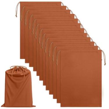 Imagem de Weewooday 12 bolsas de brinquedo de cetim para adultos com cordão de seda, armazenamento de brinquedos para adultos, bolsa dobrável multiuso, organizador de presente leve para mulheres e homens