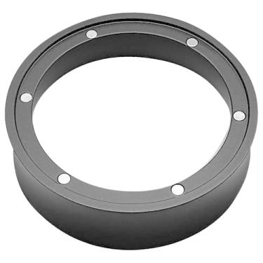 Imagem de Chewtoyo Anel de dosagem magnético de café, funil antiderramamento de alumínio para filtro de café expresso, funil de dosagem de café 5 cm, compatível com todas as alças de café expresso de 5 cm, anel