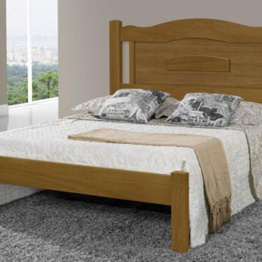 Imagem de Cama Queen Size Paris de Madeira Tauari Imbuia