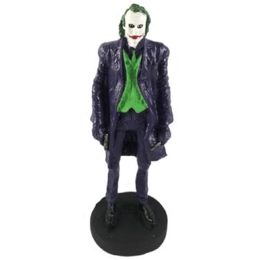 Imagem de Boneco Coringa Cavalheiro Das Trevas Heath Ledger 18cm em resina