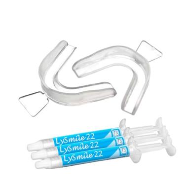 Imagem de Kit 3 Clareador Dental Caseiro Moldeira Lysmile 22% Lysanda