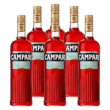 Imagem de Aperitivo Campari Bitter 998ml 6 Unidades