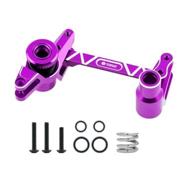 Imagem de TCRC Aluminum Servo Saver Steering Bellcrank Assembly Set for 1/8 Traxxas Maxx Slash Upgrades