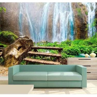 Imagem de Papel de Parede - Painel Fotográfico Cachoeira 3D 3M² na 048 - Voce De