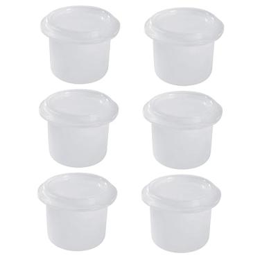 Imagem de 6 moldes de cubos de gelo para congelador, máquina de fazer cubos de gelo para coquetéis, copos de tempero, faça você mesmo, molde de gelo para bebidas e festas