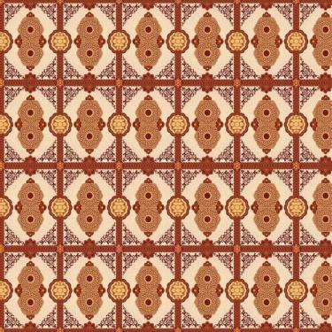 Imagem de Papel De Parede Desenho Vermelho E Amarelo Vinilico Sala - LRP