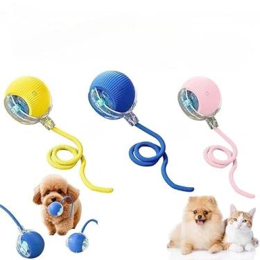 Imagem de Conjunto de brinquedos para gatos - Conjunto de brinquedos inteligentes de 2/3 peças Brinquedos interativos adequados para gatos adultos e gatinhos Alivia o estresse (Amarelo+Azul+Rosa（Kit 3）)