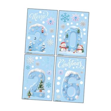 Imagem de UGPLM Adesivos de Natal para Janelas de 2026, Ideais para Decoração de Festas em Vidro, Adereços para Fotos, Adesivos Festivos de PVC com Números para o Ano