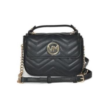 Imagem de Bolsa Tiracolo Quadrada Via Marte Alça Longa Corrente B2-602-Feminino