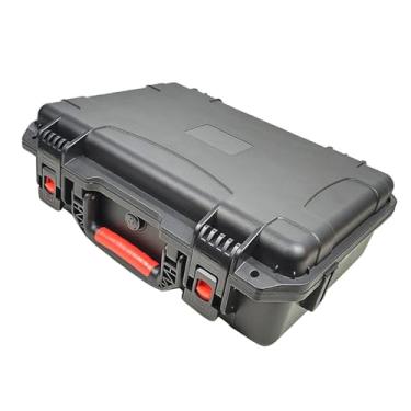 Imagem de WeiLaiKeQi Caixa de ferramentas protetora, estojo rígido, estojo de transporte, caixa de armazenamento, relógios, viagem, transporte doméstico, portátil, IP67, à, Preto
