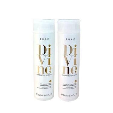 Imagem de Kit Braé Divine Absolutely Smooth Antifrizz Shampoo 250ml + Condiciona