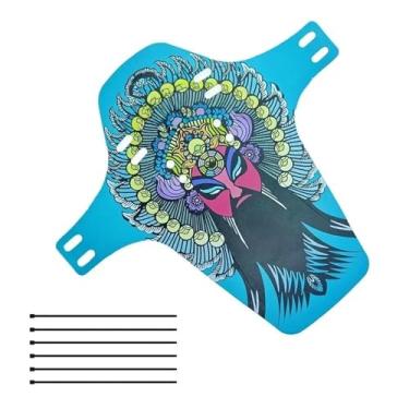 Imagem de Paralamas dianteiro e traseiro em fibra de carbono, acessórios universais para bicicletas, equipados com para-lama para MTB, bicicletas de montanha e bicicletas de estrada.(Er Grandpa Guan)