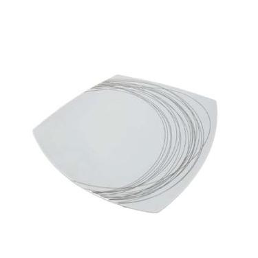 Imagem de Conjunto de 3 Pratos Quadrado Porcelana Italiana Bugatti