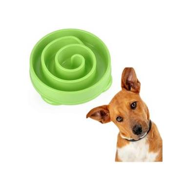 Imagem de Comedouro Lento Para Cão Gato 20cm Ração Dieta Interativo