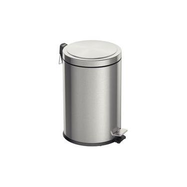 Imagem de Lixeira Inox com Pedal 20 L Brasil Plus Tampa com Amortecedor Tramontina