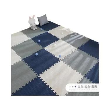 Imagem de Tapete De Atividades Para Bebês 16 Peças, Blocos De Exercício Em Espum