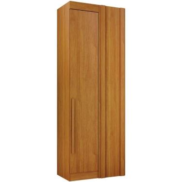 Imagem de Guarda Roupa Modulado Individual Canto Orion Cinamomo 1 Porta Leifer Móveis
