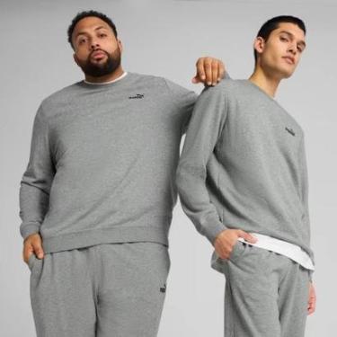 Imagem de Moletom Puma ESS Small No. 1 Cinza-Masculino