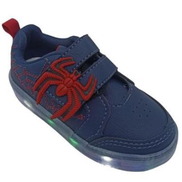 Imagem de Tênis Camin Menino Infantil com Led e Tira de Aranha-Masculino