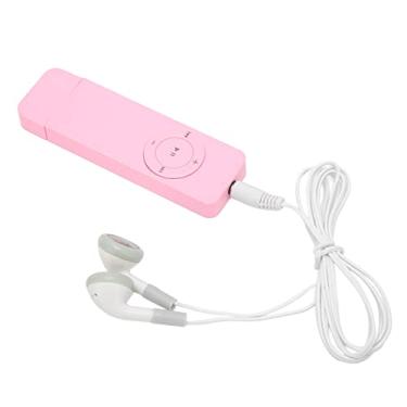 Imagem de SUNGOOYUE MP3 Player Portátil Com Suporte de Memória de 64 GB, Material ABS, Bateria de 180 MAh, áudio Sem Perdas, Reprodutor de Música para Audiolivros, Inclui Fones de Ouvido e Cordão (#15)