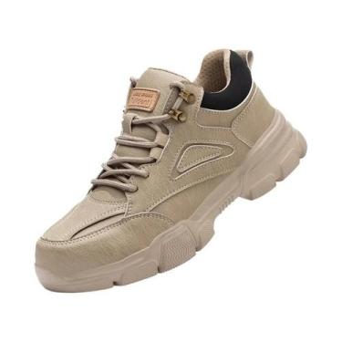 Imagem de Tênis De Trabalho Masculino Com Biqueira De Aço, Calçados De Segurança