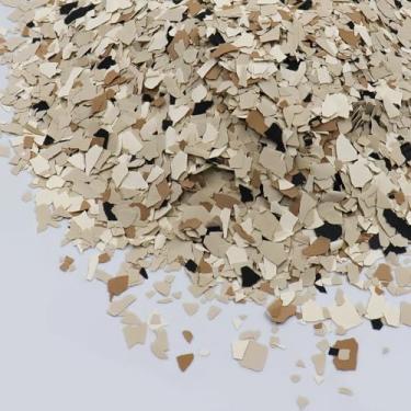 Imagem de 900 g/900 g lascas coloridas decorativas mistura de flocos de piso epóxi flocos de tinta de chão de garagem kits de revestimentos de piso de concreto para parede de garagem interior e exterior tinta