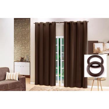 Imagem de Cortina Pvc 2 Partes 100% blackout Para Sala ou Quarto, Cozinha - FILO