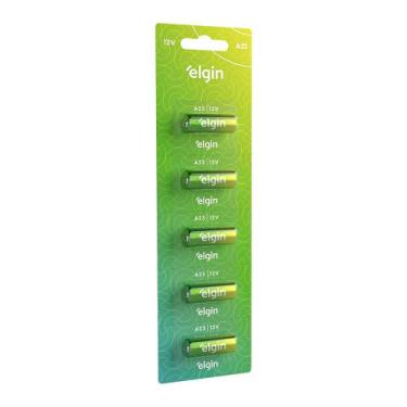 Imagem de Bateria Elgin Alcalina Energy A23 12V - Cartela com 5 unid