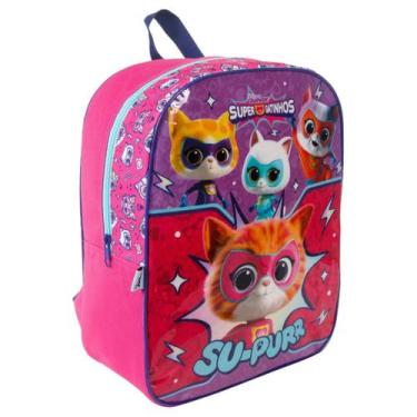 Imagem de Mochila Escolar Super Gatinhos Disney Junior Dermiwil - Container KIDS