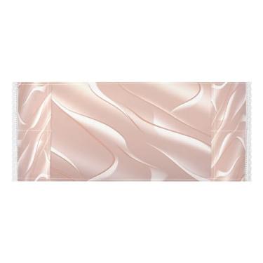 Imagem de Wassud Capas de lavadora e secadora de seda dourada, protetor de lavadora com sacos de armazenamento, capa de geladeira à prova de poeira com bolsos para lavanderia doméstica, cozinha, 120 x 55 cm