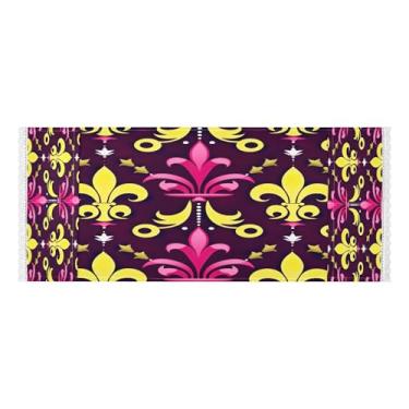 Imagem de Wassud Capas de lavadora e secadora de flores de lírio, protetor de lavadora com sacos de armazenamento, capa de geladeira à prova de poeira com bolsos para lavanderia doméstica, cozinha, 120 x 55 cm