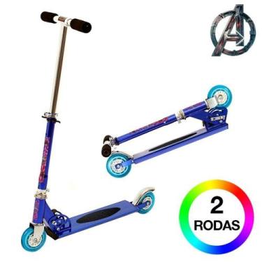 Imagem de Patinete Homem Aranha 2 Rodas Infantil ul De Alumínio - Dm Radical