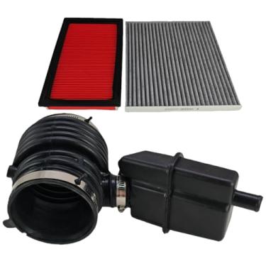 Imagem de Tubo de mangueira de admissão, filtro de ar e filtro de ar de cabine adequado para Nissan Murano 2015-2023, Pathfinder 2013-2016, adequado para Infiniti QX60, 2013 JX35, V6 3,5L, substituir 16576