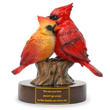 Imagem de Tian Zhun Presentes de memorial cardeal presentes de simpatia para a perda de um ente querido mãe, pai, filho, marido, filha, irmão, luto, presente, estatueta de cardeal