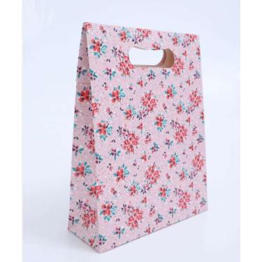 Imagem de Embalagem Presente Sacola Floral Marisa-89032, UN, Rosa