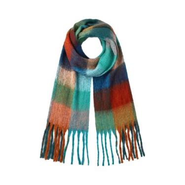 Imagem de Xale De Cashmere Quente E Grosso Estilo Coreano Para Mulheres, Pashmin