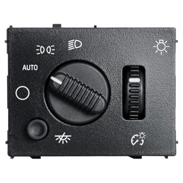 Imagem de JIANGGAI Interruptores de farol, interruptor de intensidade de luz compatível com Silverado 2003-2007, GMC Sierra Suburban Tahoe Avalanche Yukon 2003-2006, substitui OE 19381535/15194803