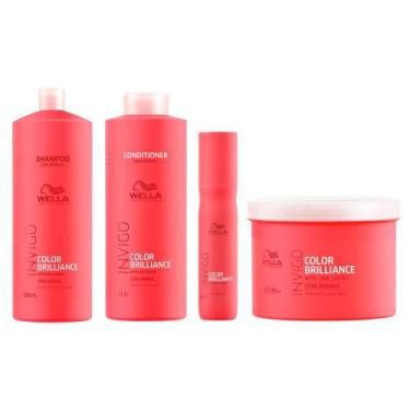 Imagem de Kit Wella Pro Inv Brilliance Sh 1l+Cd 1l+Masc 500+Lv 150 - Wella Profe