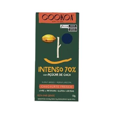 Imagem de Chocolate Intenso 70% Cacau Vegano Cookoa 80g