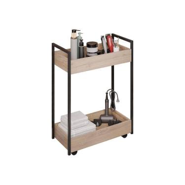 Imagem de Carrinho Multiuso Fruteira Lara - Ssx Multicoisas Freijó