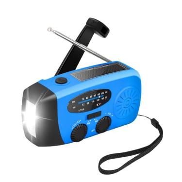 Imagem de Rádios Portáteis AM FM | 2000mAH AM/FM Equipamento Solar,Rádio A Baterias,Para Casa Ar Livre Caminhadas Tempestade Inverno Preparação Para Desastres Apagão
