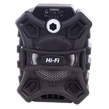 Imagem de Caixa De Som Bluetooth Speaker Led Rádio FM USB 20W 2400mAh