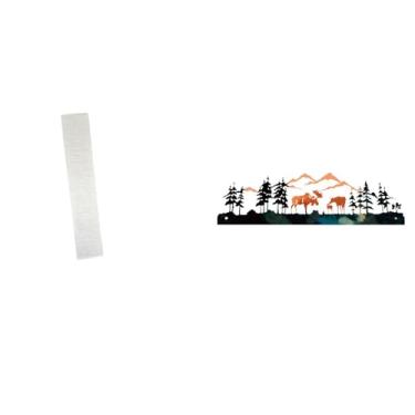 Imagem de Whtkoph Abajur de Chão em Formato de Escultura de Veado para Sala de Estar, Decoração de Parede para Jardim, Cerca, área Externa, Interna, E Deck.