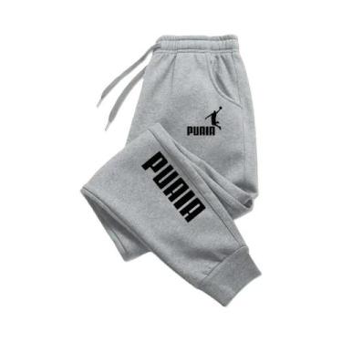 Imagem de Calças De Moletom Masculinas Com Estampa Harajuku Para Outono E Invern